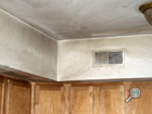 Walls & ceiling with smoke damage Walls & ceiling with smoke damage
