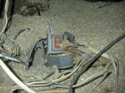 Dangerous electrical wiring uncovered during a home inspection Dangerous electrical wiring uncovered during a home inspection