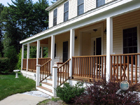 Custom farmer's porch & wooden porch railings Custom farmer's porch & wooden porch railings